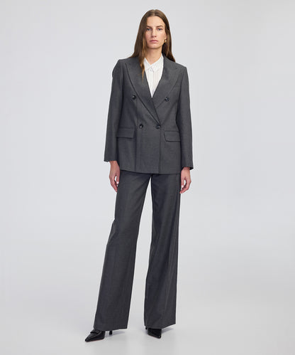 Kemerli Wide Leg Fit Pantolon