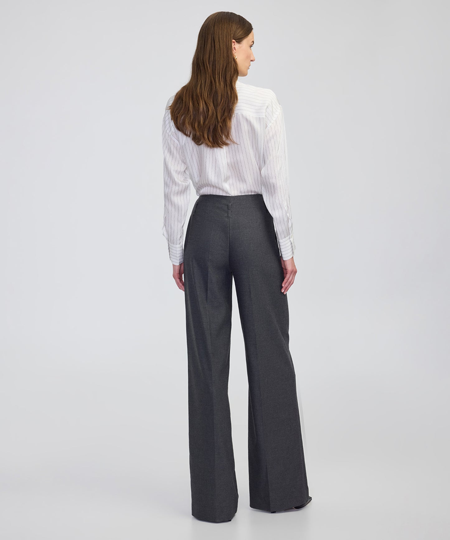 Kemerli Wide Leg Fit Pantolon