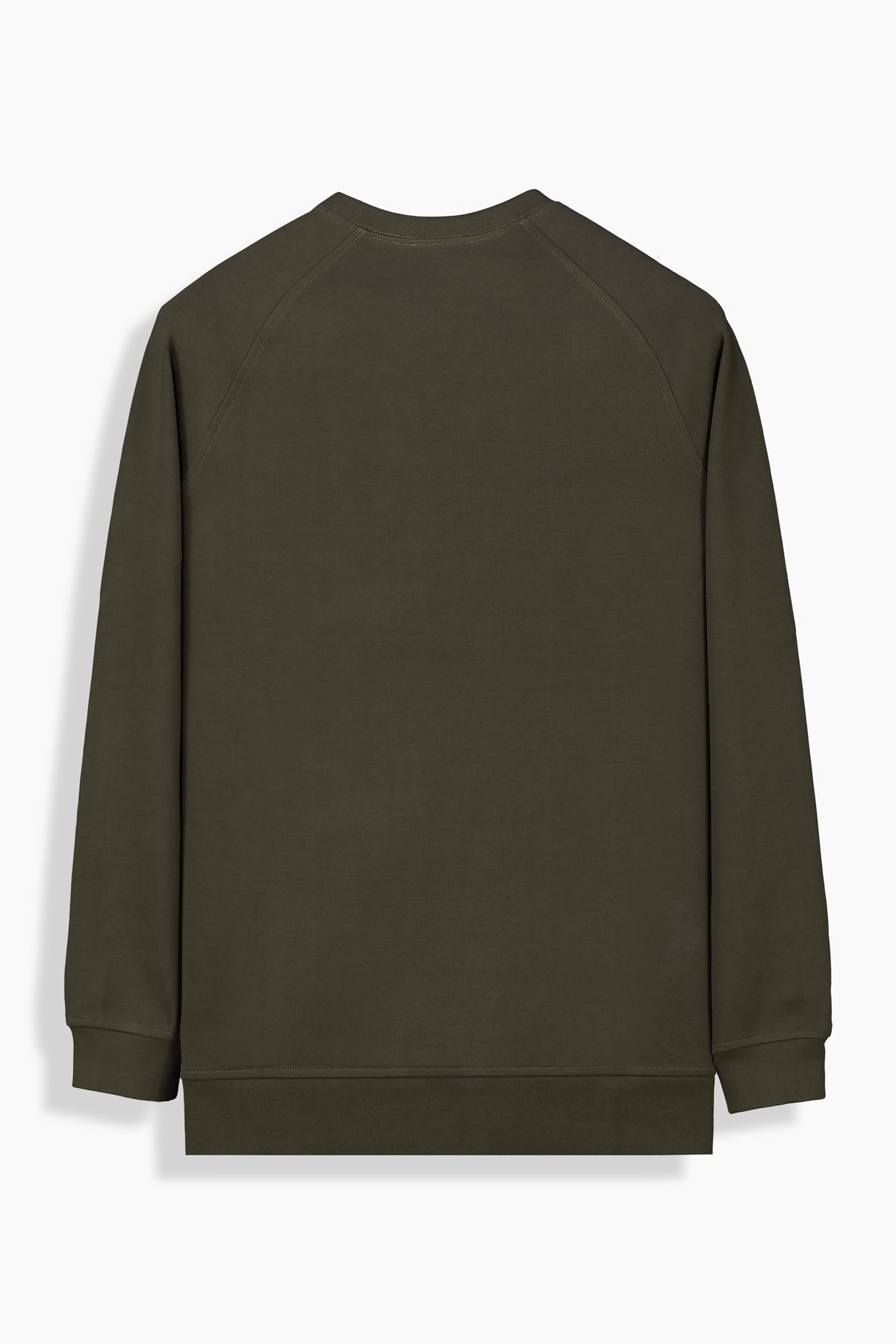 Bisiklet Yaka Haki Sweatshirt