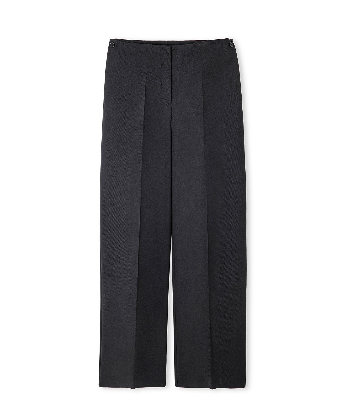 Düğmeli Wide Leg Fit Pantolon