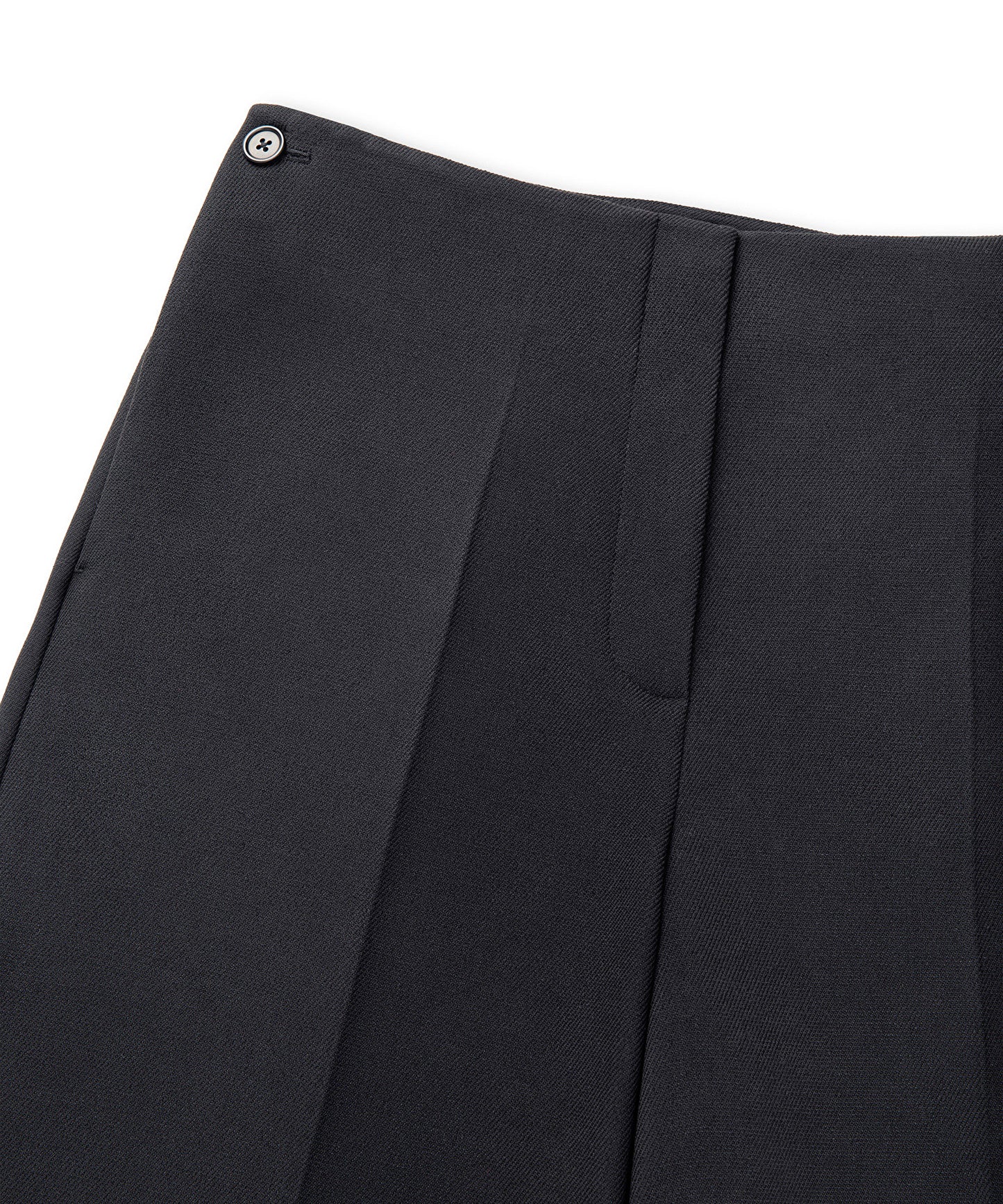 Düğmeli Wide Leg Fit Pantolon