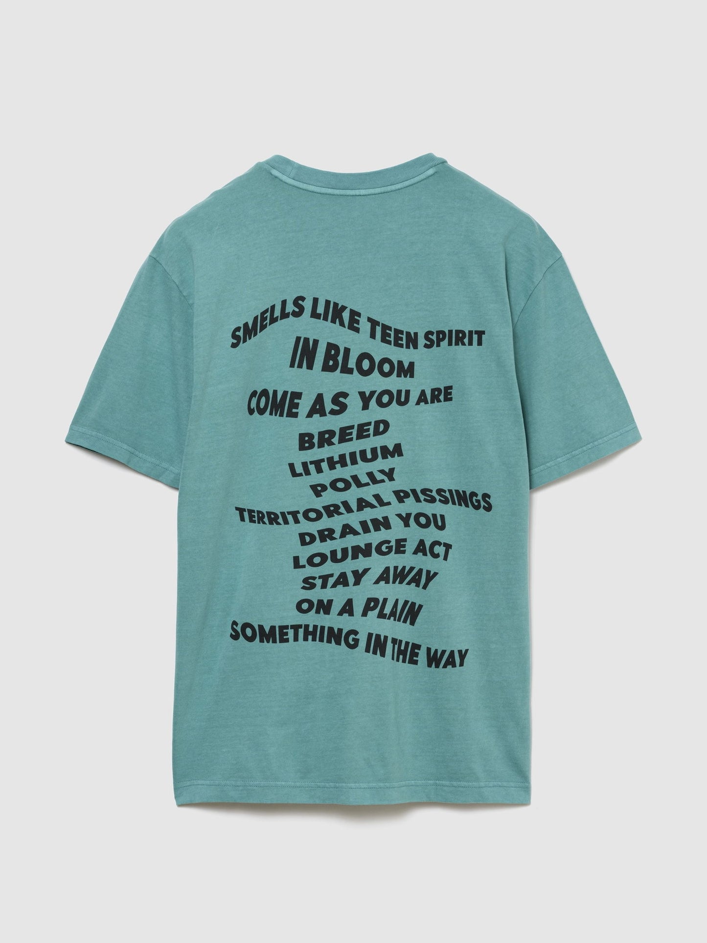 Turkuaz Nirvana Grafik T-shirt
