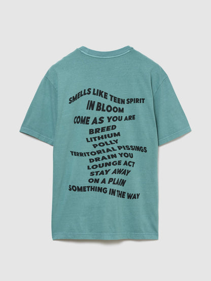 Turkuaz Nirvana Grafik T-shirt
