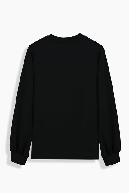 Iver Siyah Sweatshirt