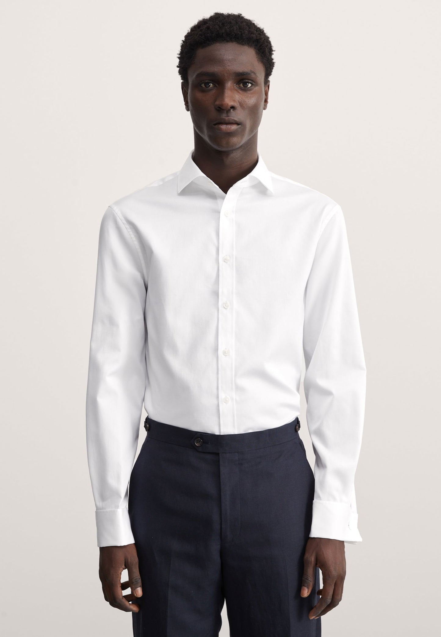 Saf Pamuklu Tailored Fit Gömlek