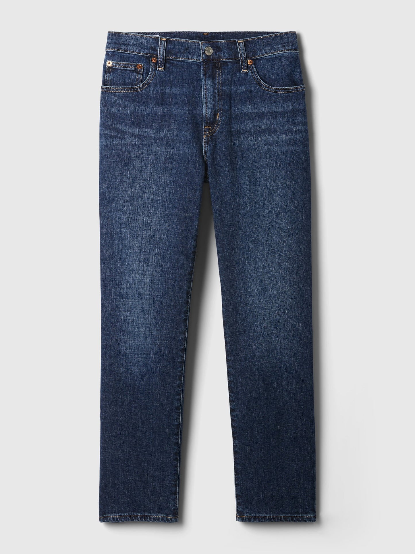 Koyu Mavi Mid Rise Girlfriend Jean Pantolon