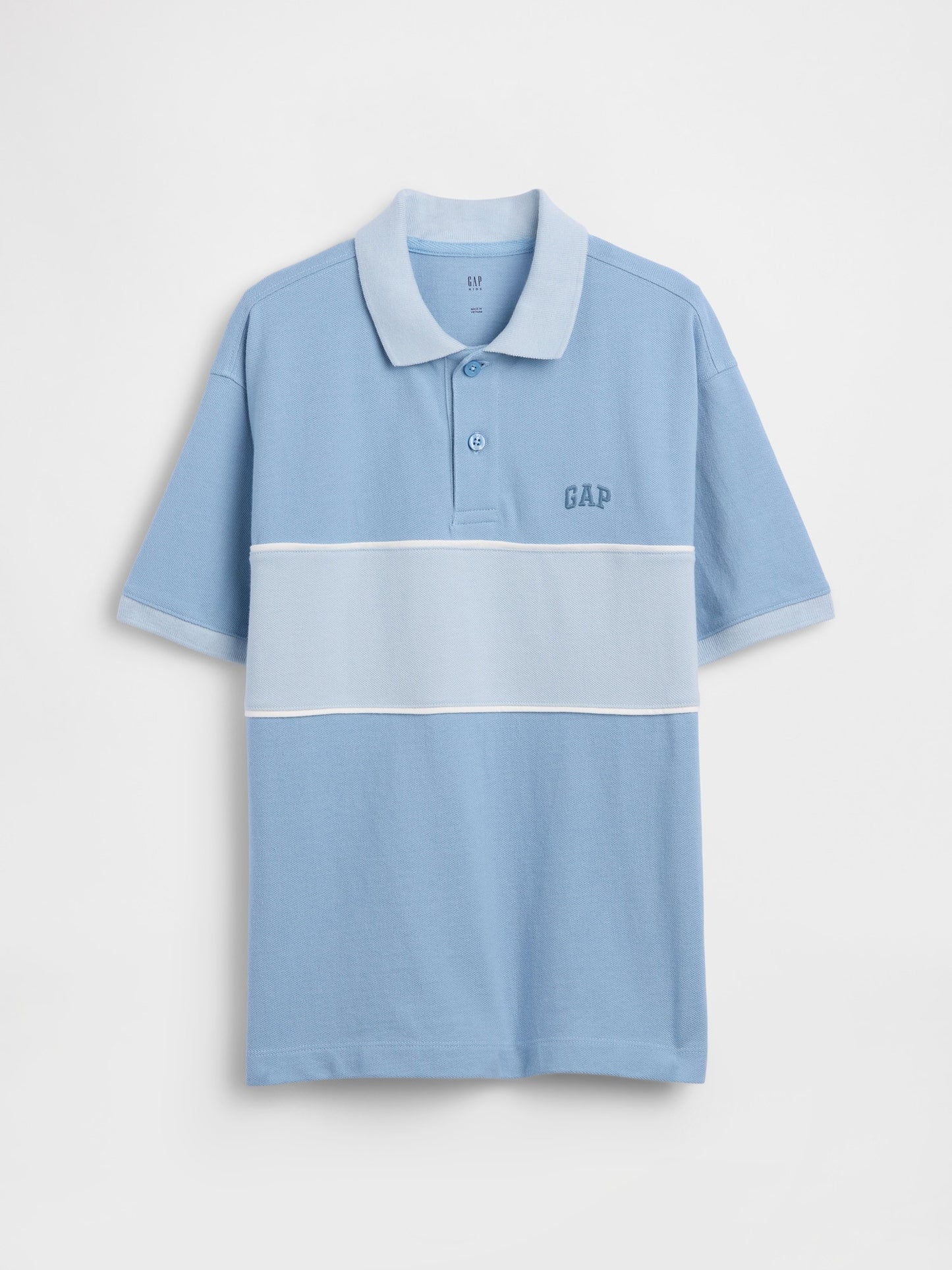 Açık Mavi Logo Polo T-shirt