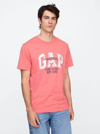 Pembe Everyday Soft Gap Logo Grafik T-shirt