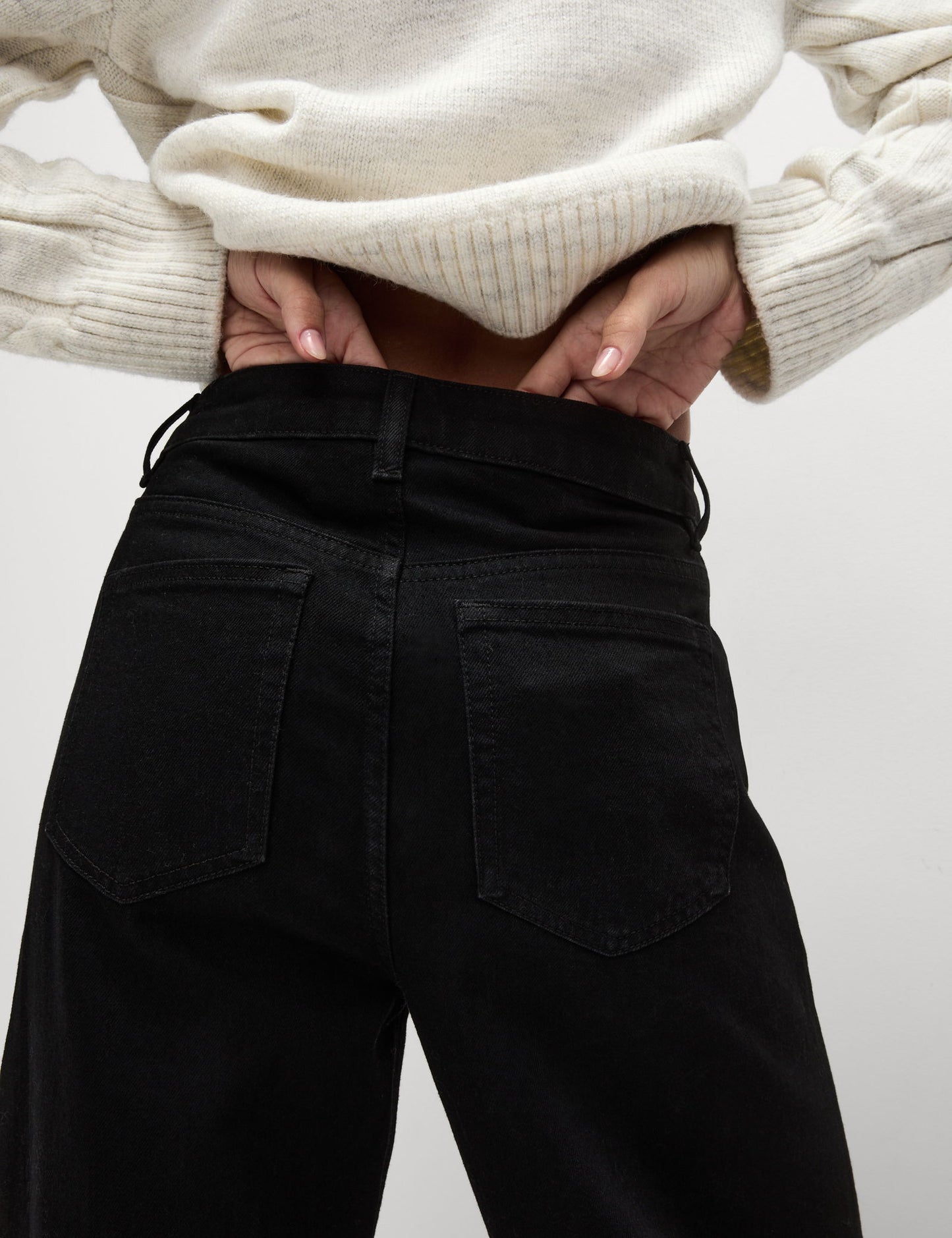Mid Rise Rahat Kalıp Horseshoe Jean