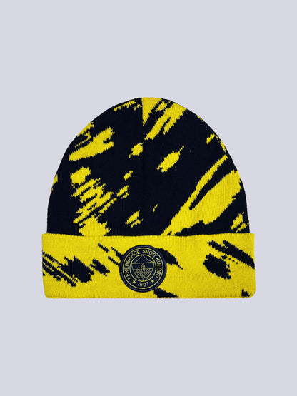 Fenerbahçe Sarı Lacivert Brush Unisex Bere