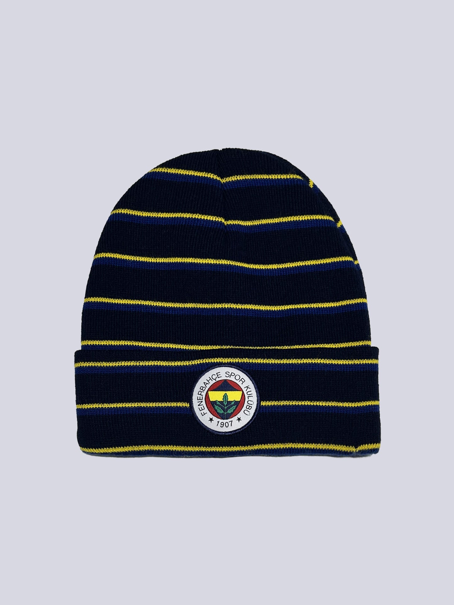 Fenerbahçe Sarı Lacivert Şerit Unisex Bere