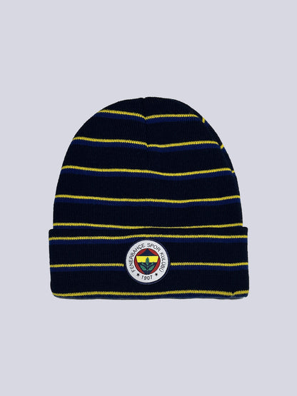 Fenerbahçe Sarı Lacivert Şerit Unisex Bere