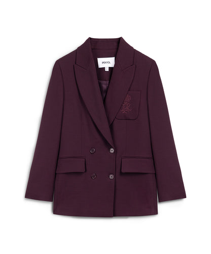 Monogram Nakış Armalı Blazer