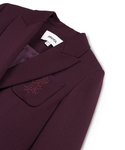 Monogram Nakış Armalı Blazer