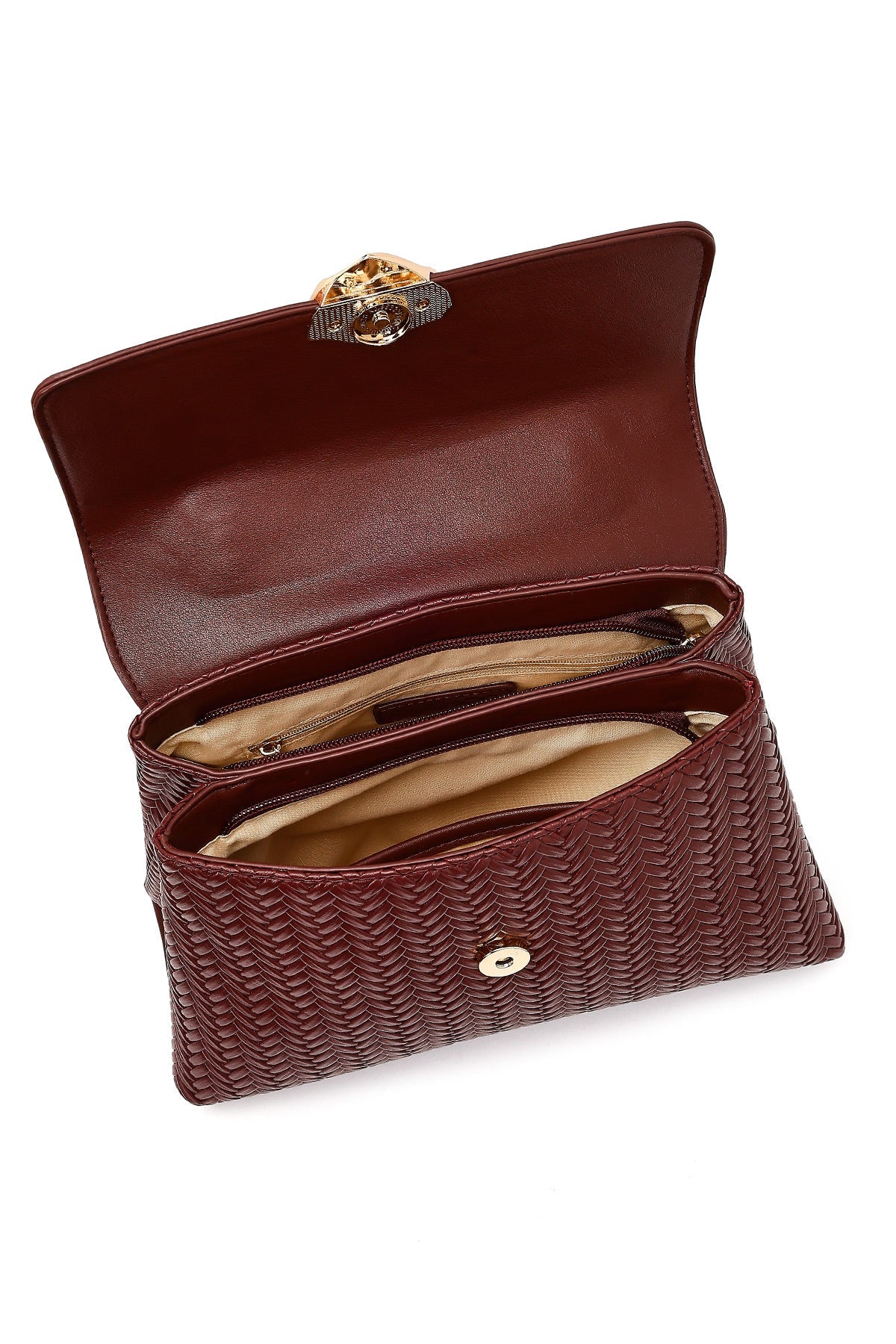 Kadın Kahverengi Uzun Askılı Klasik Kol Çantası