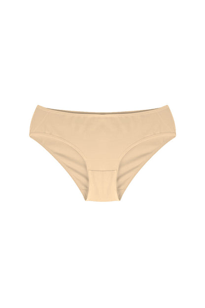 Cover 3lü Pamuklu Ten Rengi Slip Külot