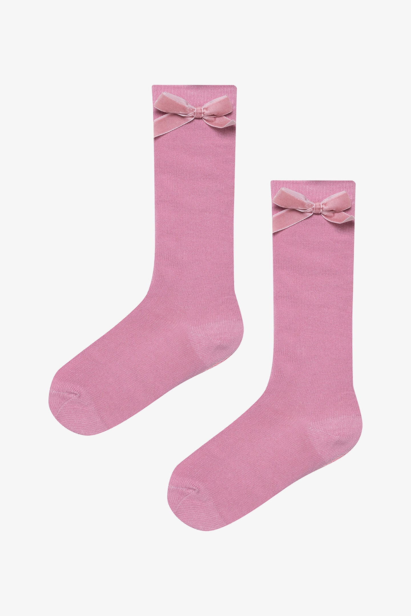 Kız Çocuk Pembe Ribbon Pantolon Çorabı