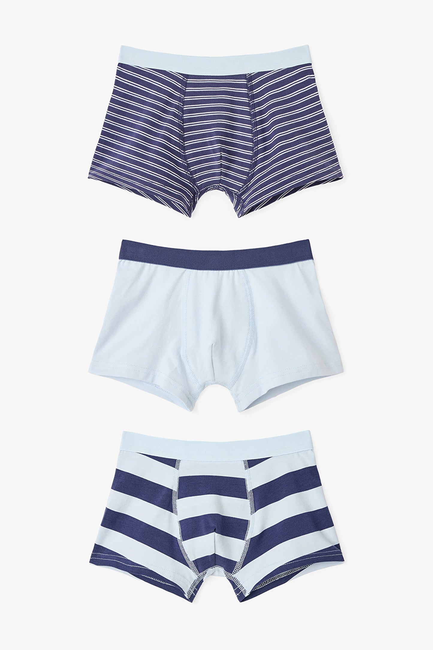 Erkek Çocuk Captain Line Çizgili 3'lü Boxer
