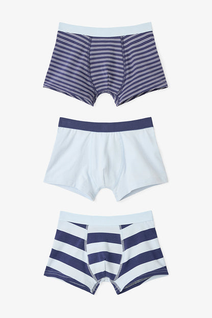 Erkek Çocuk Captain Line Çizgili 3'lü Boxer