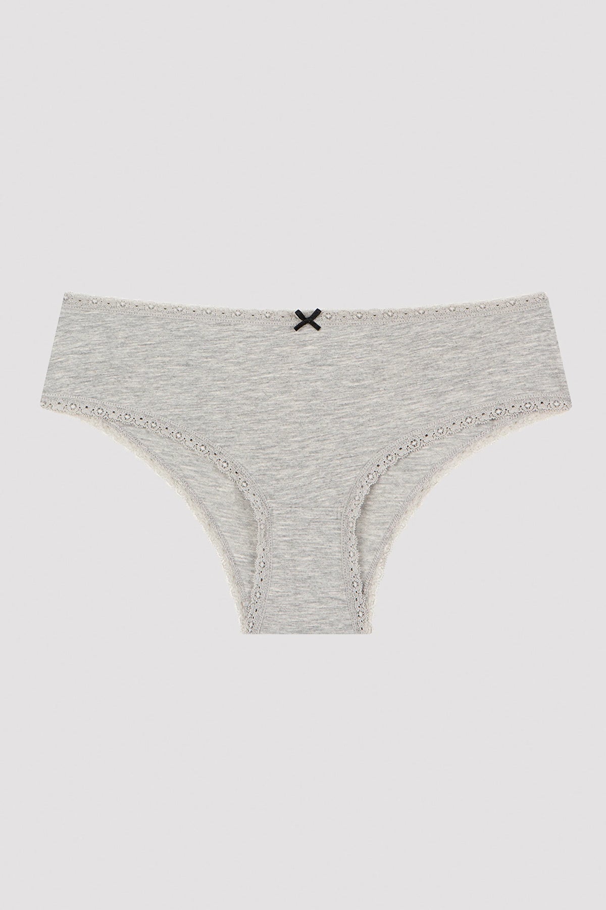 Daily Lace Pamuklu 3lü Gri Hipster Külot
