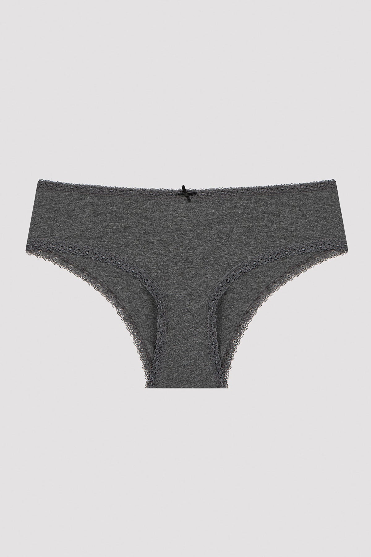 Daily Lace Pamuklu 3lü Gri Hipster Külot