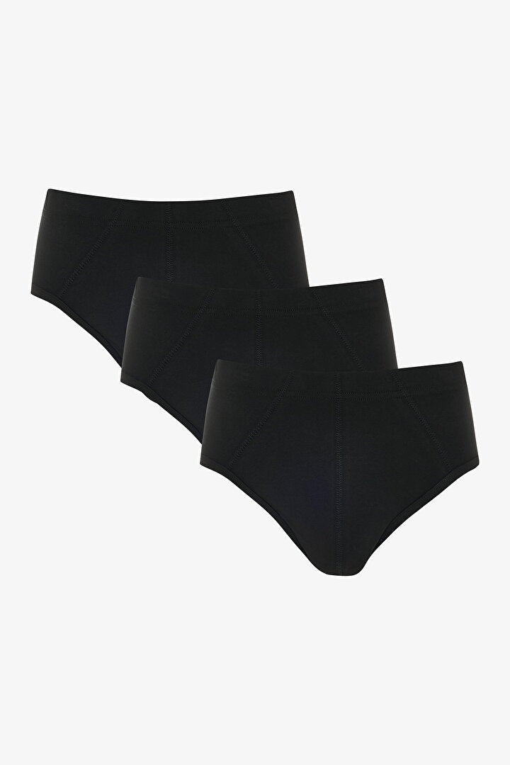 Erkek Basic Tape Siyah 3'lü Slip