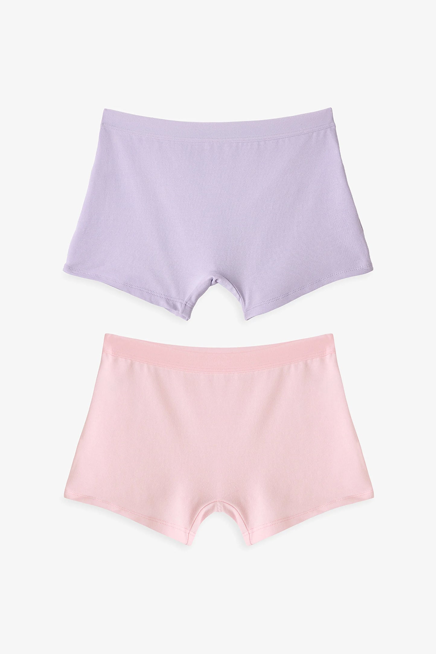 Kız Çocuk Basic 2li Çok Renkli Uzun Boxer