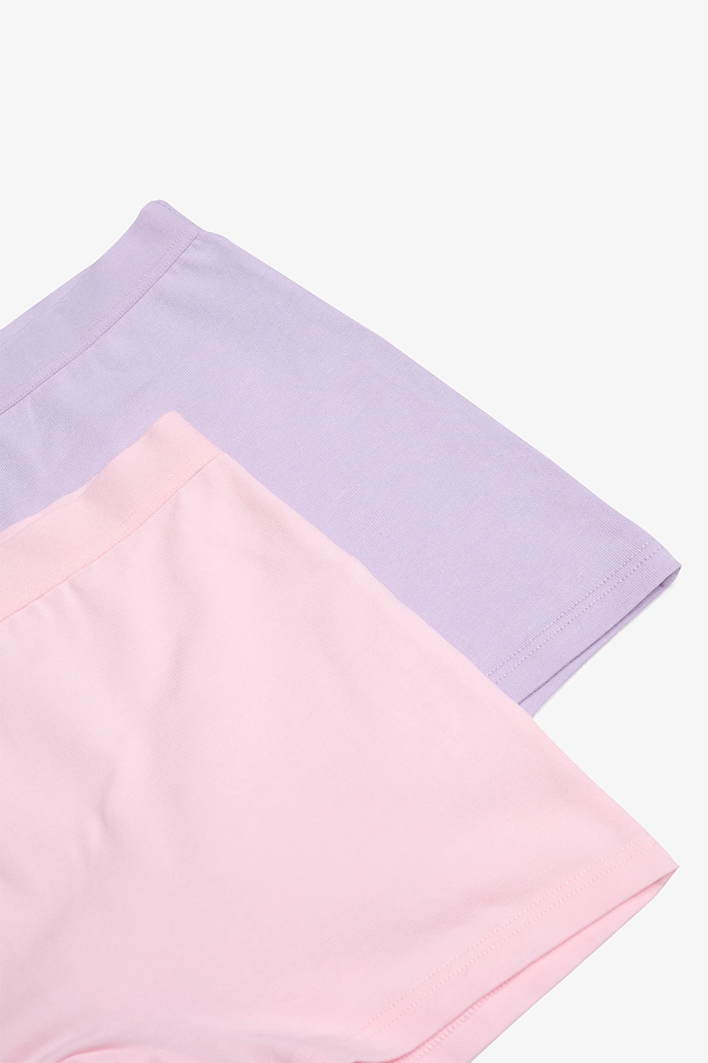 Kız Çocuk Basic 2li Çok Renkli Uzun Boxer