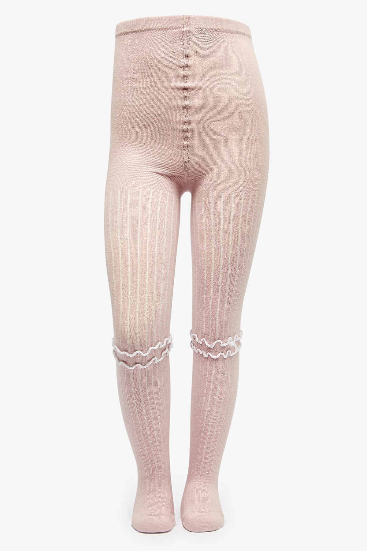 Pretty Frill Gül Kurusu Külotlu Çorap