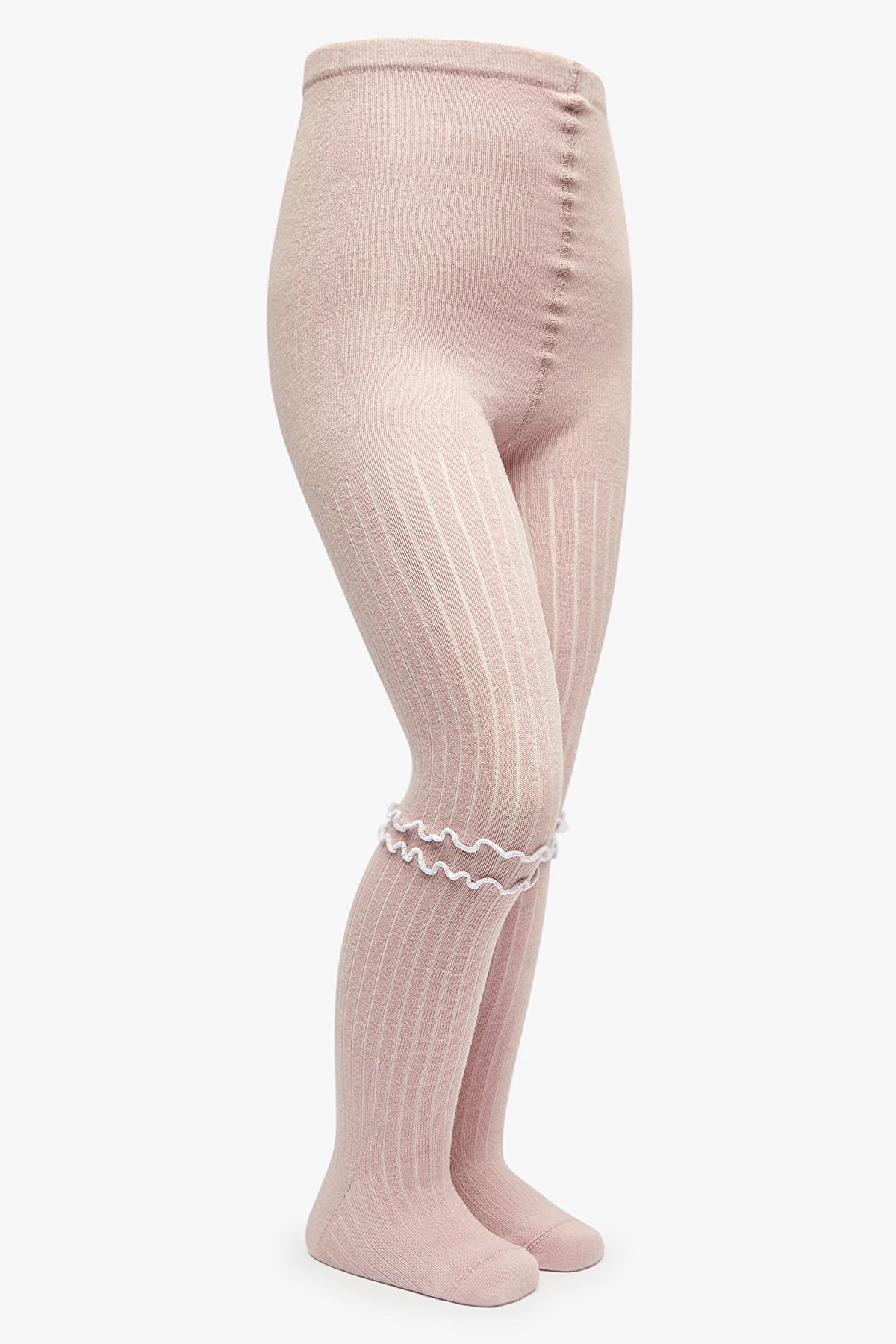 Pretty Frill Gül Kurusu Külotlu Çorap