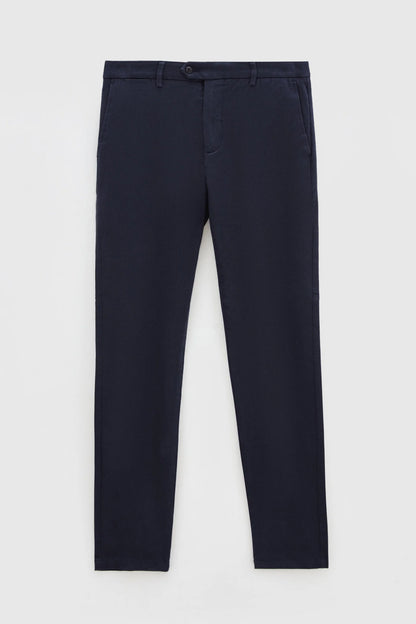Damat Slim Fit Lacivert Chino Pantolon