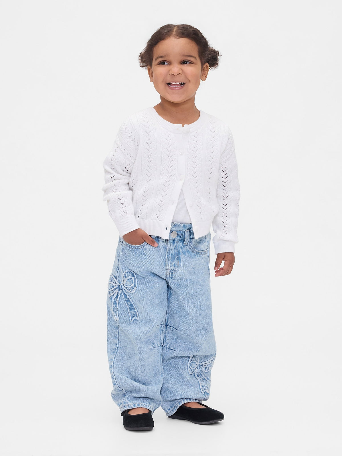 Mavi Bow Horseshoe Jean Pantolon