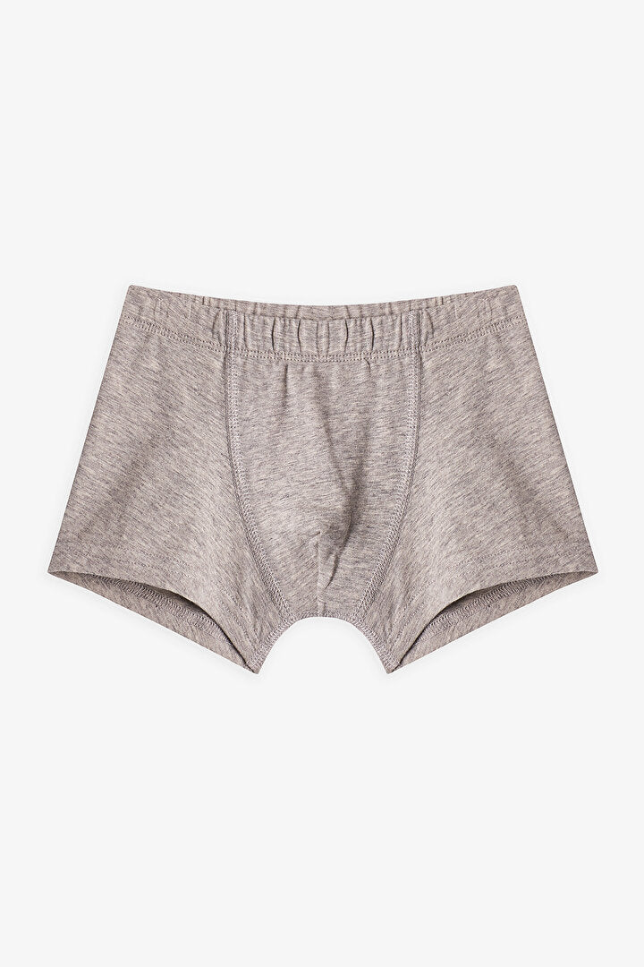 Erkek Çocuk Siyah Solid 3lü Çok Renkli Boxer