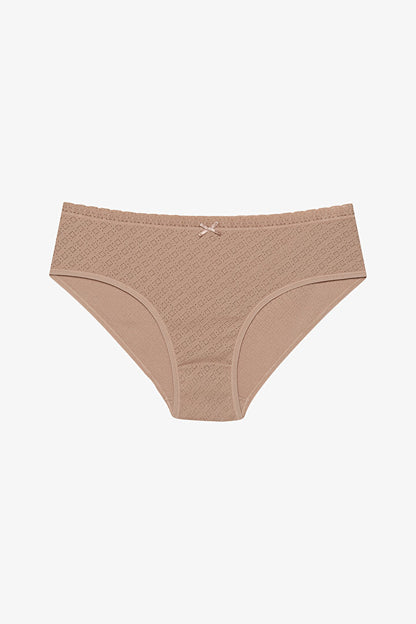 Soft Pointel Basic 3lü Çok Renkli Hipster Külot