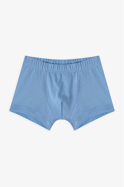 Erkek Çocuk Blue Solid 3lü Çok Renkli Boxer