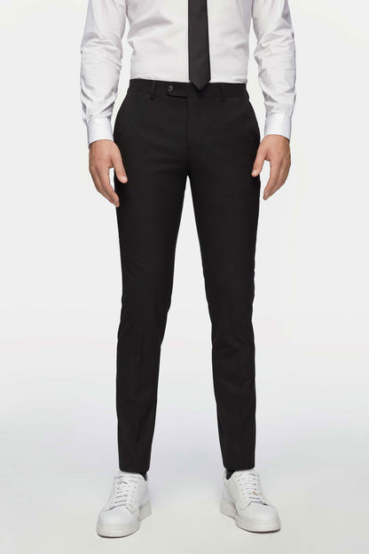 Tween Slim Fit Siyah Kumaş Pantolon