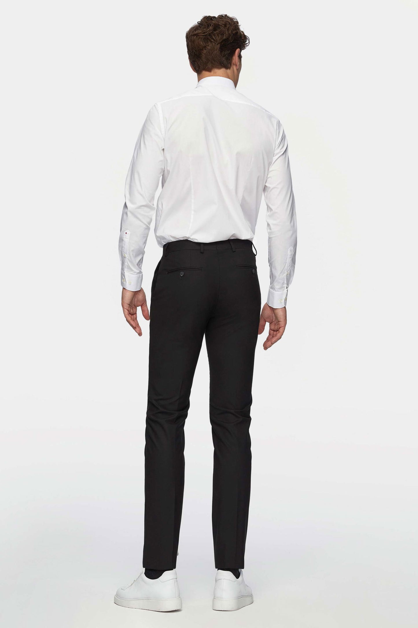 Tween Slim Fit Siyah Kumaş Pantolon