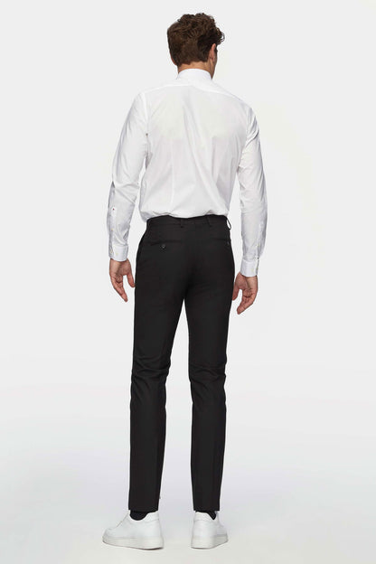 Tween Slim Fit Siyah Kumaş Pantolon