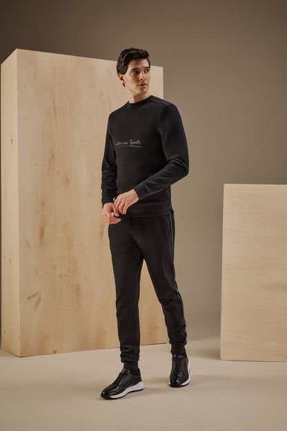 Erkek Siyah Sweatshirt