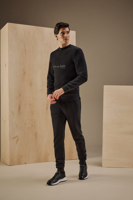Erkek Siyah Sweatshirt
