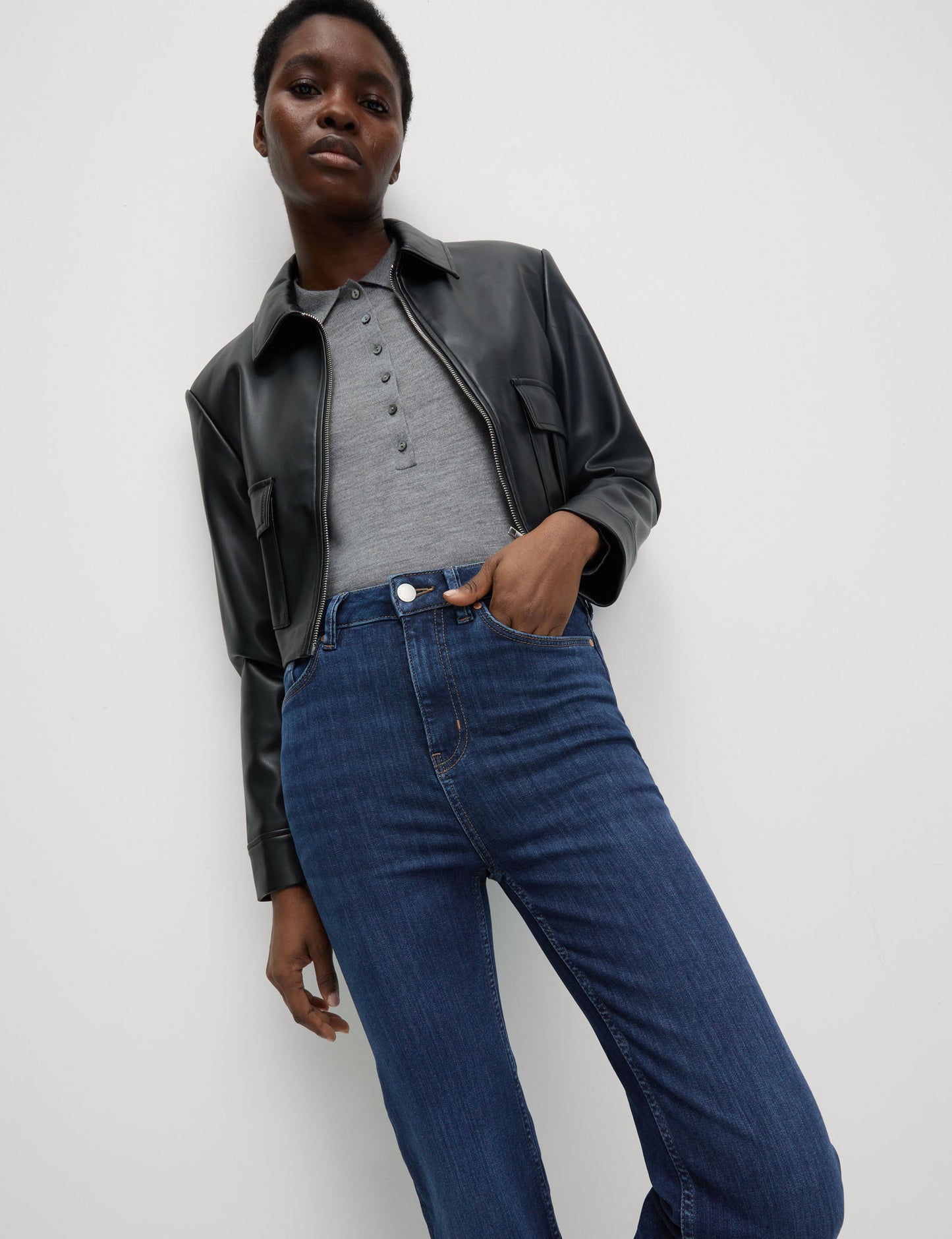 Harper Supersoft Yüksek Bel Jean Pantolon