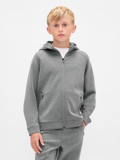 Gri Gapfit Tech Quick-dry Fermuarlı Sweatshirt