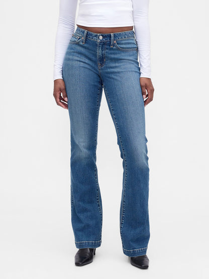 Denim Mavi Curvy Low Rise Long & Lean Jean Pantolon