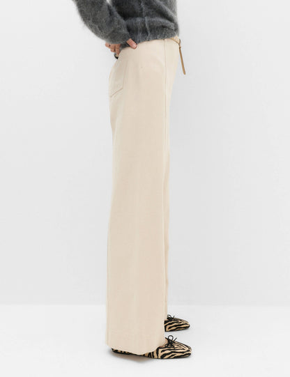 Yüksek Bel Wide Leg Pantolon