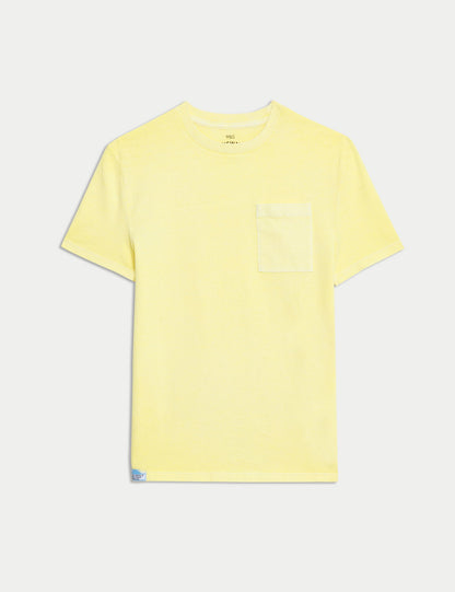 Saf Pamuklu Kısa Kollu T-shirt (6-16 Yaş)