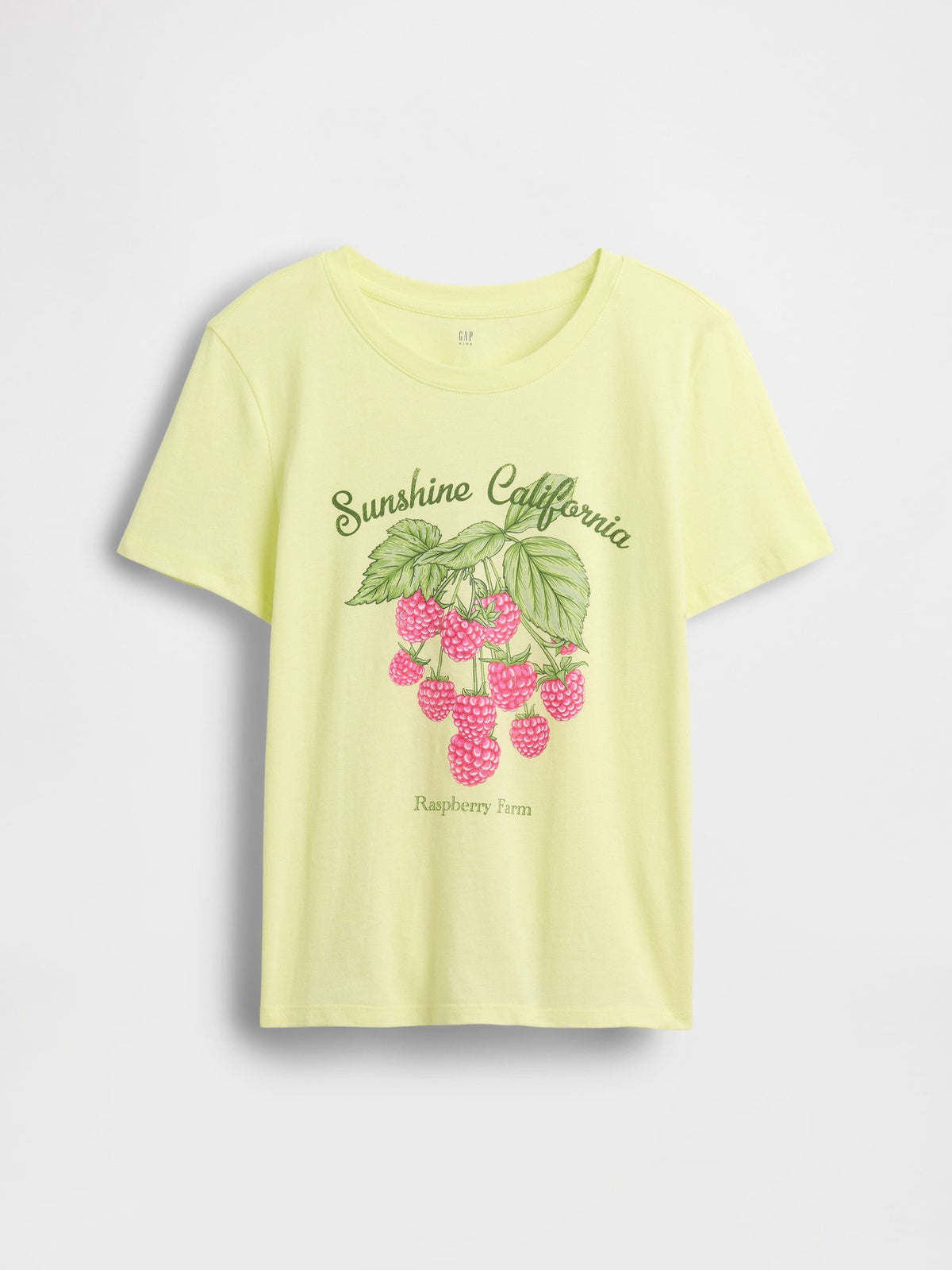 Sarı Relaxed Grafik Baskılı T-shirt