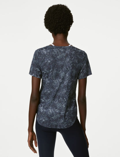 2'si1 Arada Desenli T-shirt