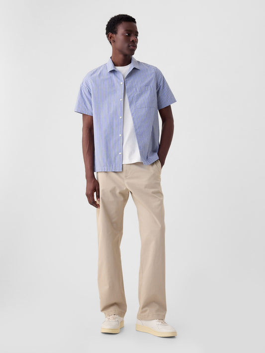 Krem Modern '90s Loose Kaki Pantolon