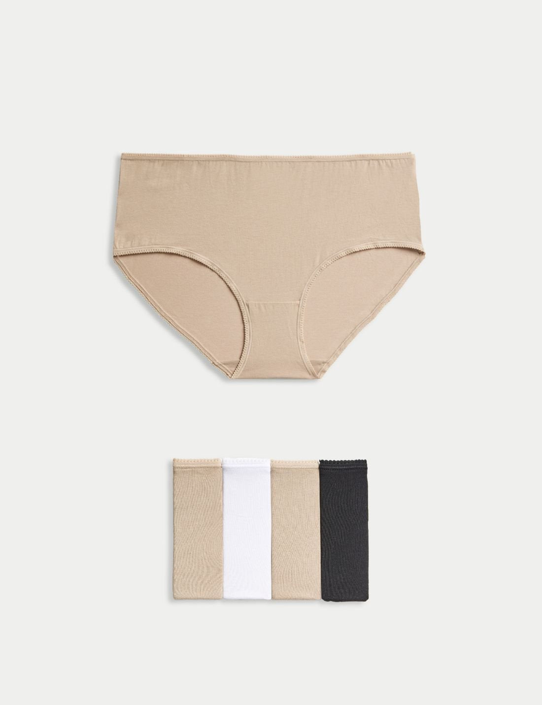 5'li Cotton Lycra:registered: Midi Külot Seti