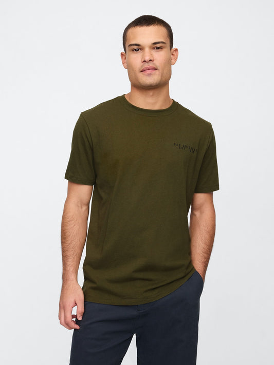 Haki Everyday Soft Grafikli T-Shirt